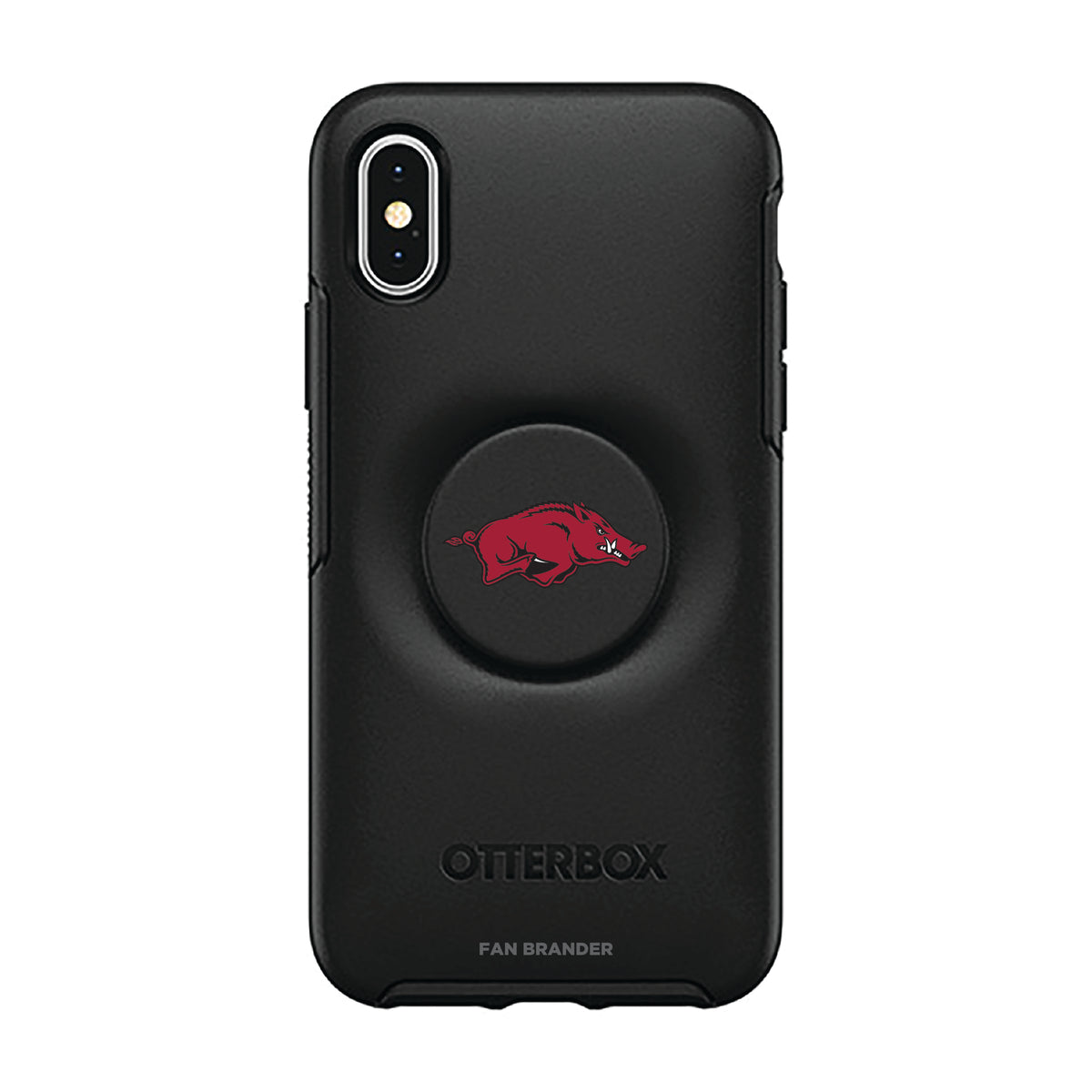 OtterBox Arkansas Razorbacks Otter + Pop Symmetry Series iPhone Case with Integrated PopSockets PopGrip