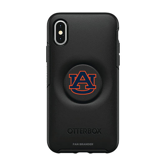 OtterBox Auburn Tigers Otter + Pop Symmetry Series iPhone Case with Integrated PopSockets PopGrip