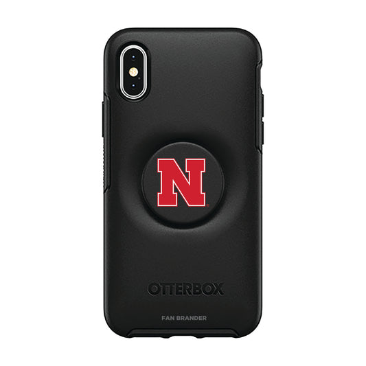 OtterBox Nebraska Huskers Otter + Pop Symmetry Series iPhone Case with Integrated PopSockets PopGrip