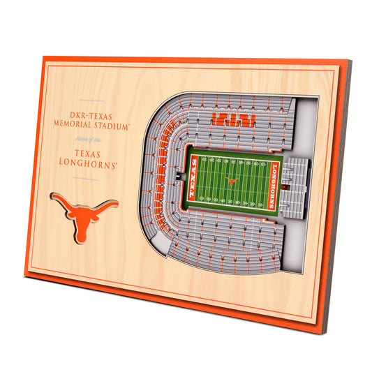 Texas Longhorns 14'' x 10.5'' 3D StadiumViews Desktop Display