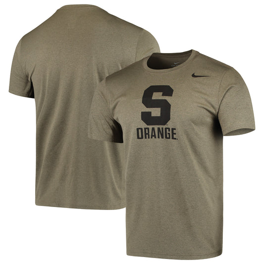 Men's Nike Olive Syracuse Orange Tonal Logo Legend Performance T-Shirt