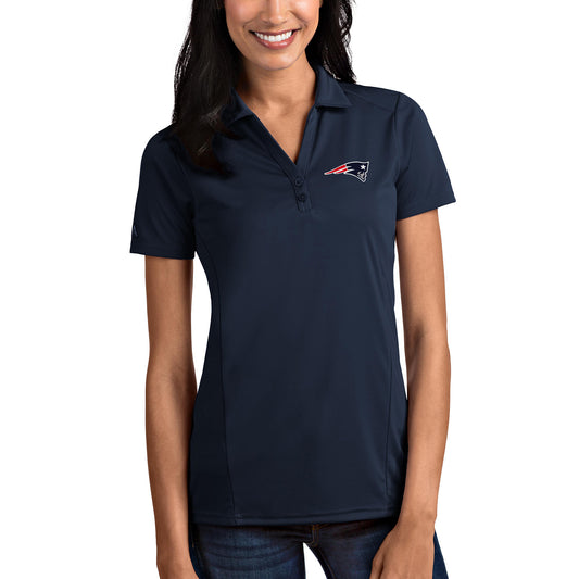 Women's Antigua Navy New England Patriots Tribute Polo