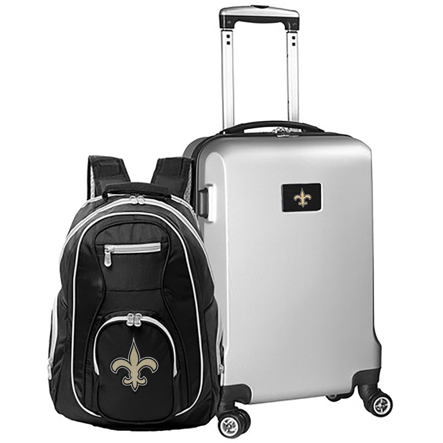 MOJO Silver New Orleans Saints 2-Piece Backpack & Carry-On Set