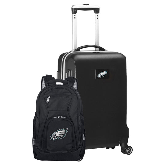 MOJO Black Philadelphia Eagles 2-Piece Backpack & Carry-On Set