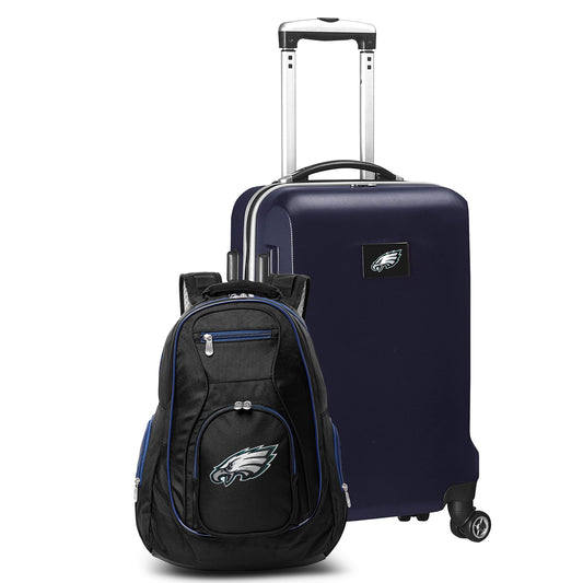 MOJO Navy Philadelphia Eagles 2-Piece Backpack & Carry-On Set