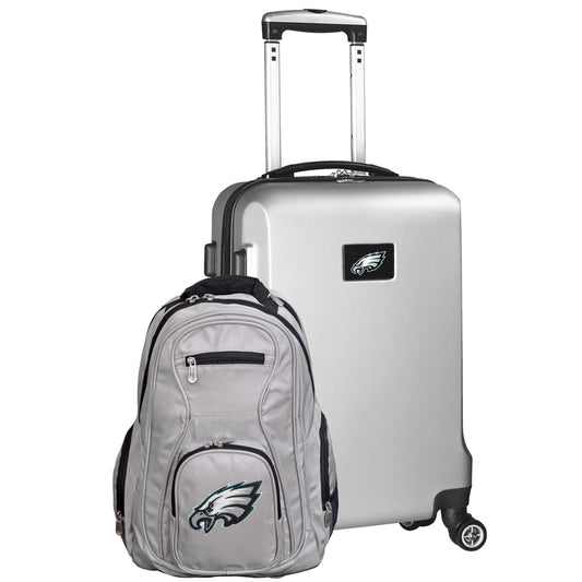 MOJO Silver Philadelphia Eagles 2-Piece Backpack & Carry-On Set