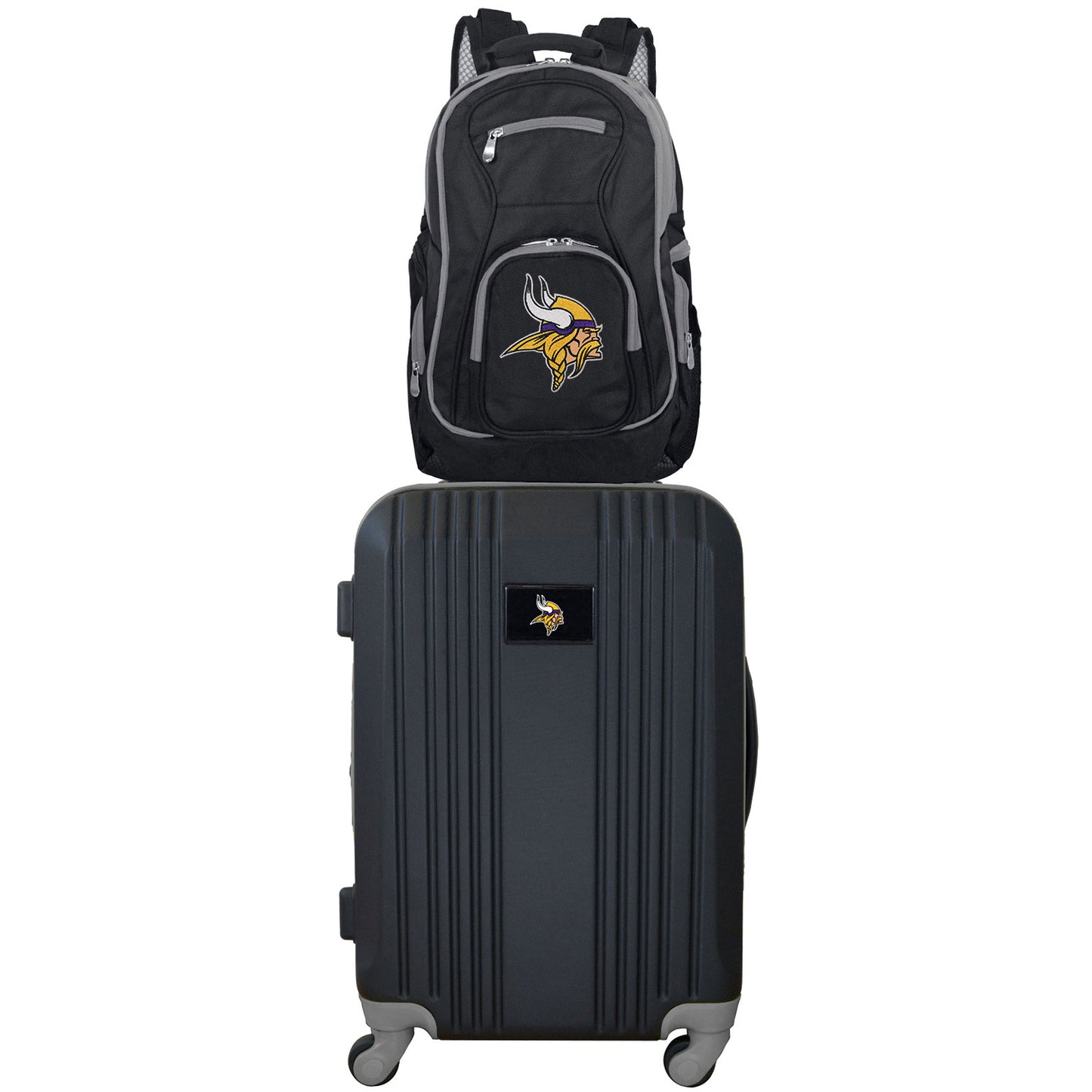 MOJO Yellow Minnesota Vikings 2-Piece Backpack & Carry-On Luggage Set