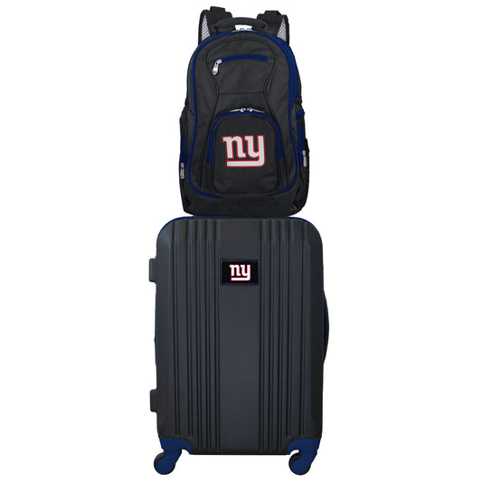 MOJO Navy New York Giants 2-Piece Backpack & Carry-On Luggage Set