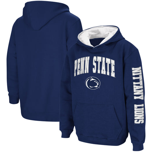 Youth Colosseum Navy Penn State Nittany Lions 2-Hit Team Pullover Hoodie