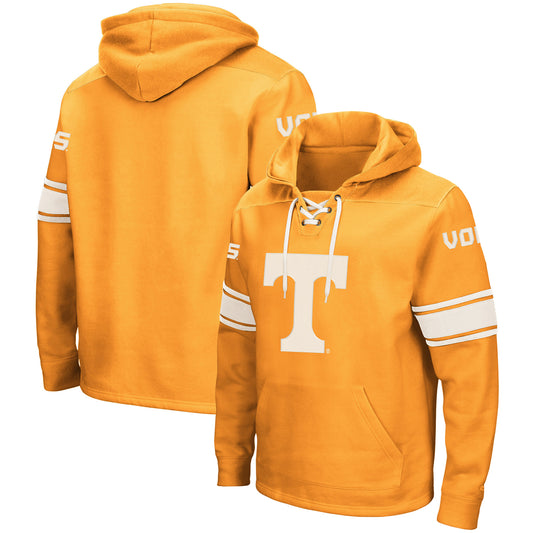 Men's Colosseum Tennessee Orange Tennessee Volunteers 2.0 Lace-Up Pullover Hoodie