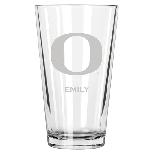 Oregon Ducks 16oz. Personalized Etched Pint Glass