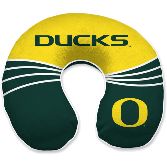 Oregon Ducks 12'' x 13'' Wave Memory Foam Travel Pillow