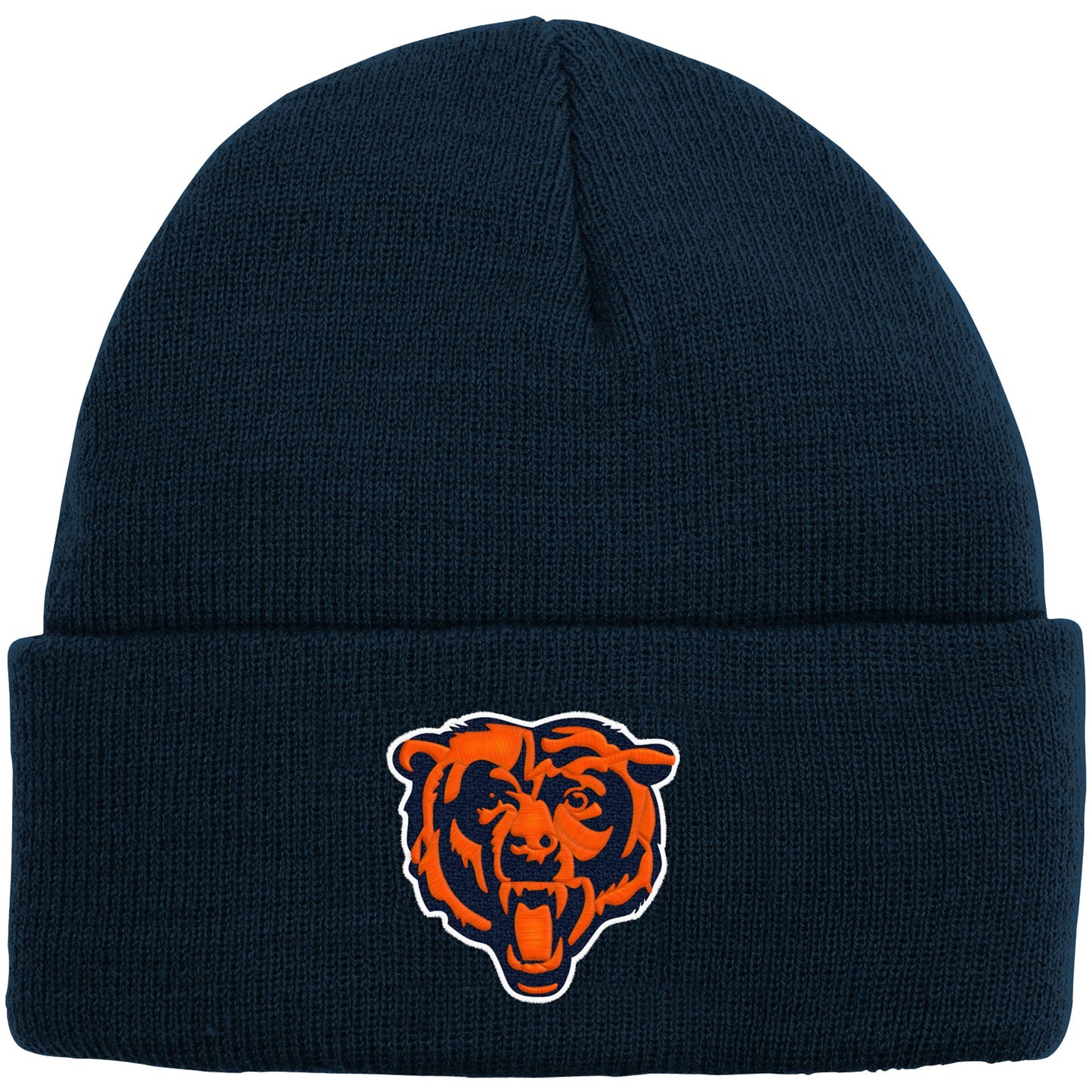 Youth Navy Chicago Bears Basic Cuffed Knit Hat