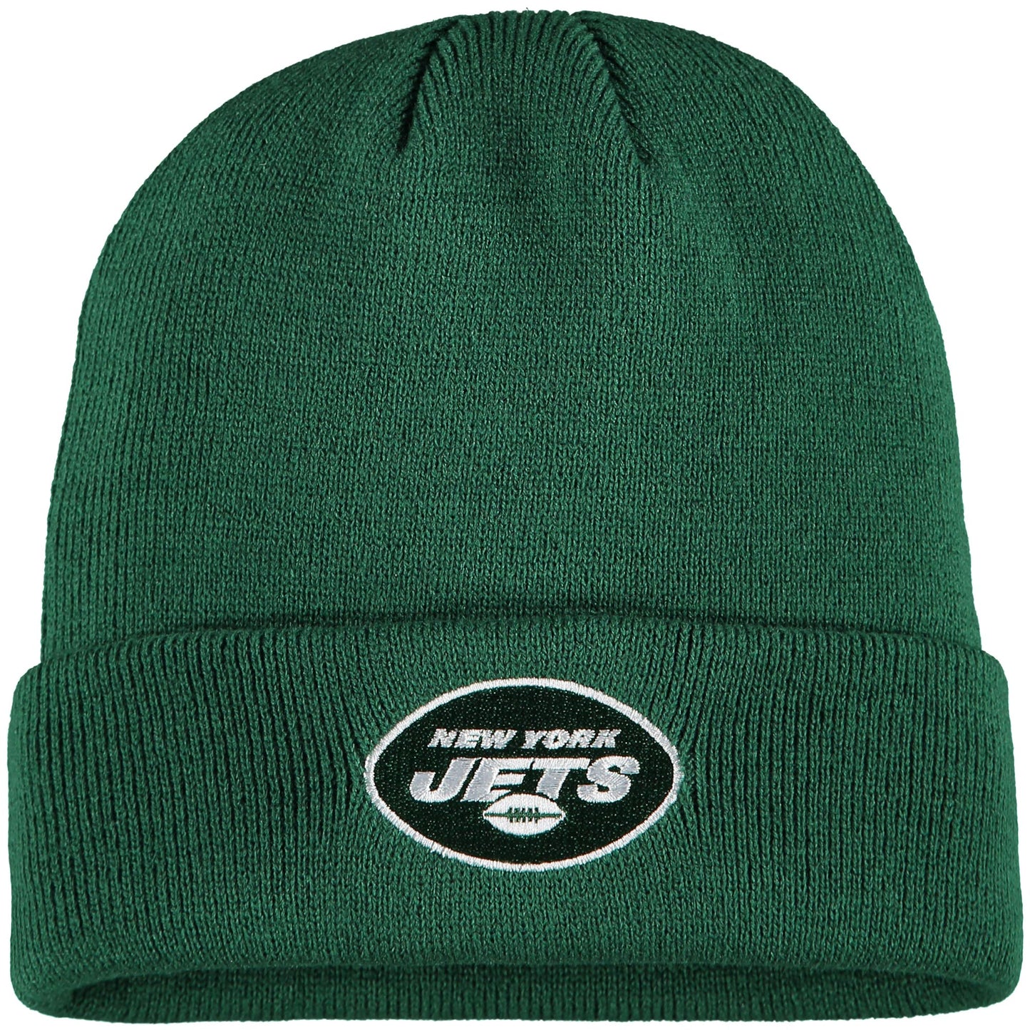 Youth Green New York Jets Basic Cuffed Knit Hat