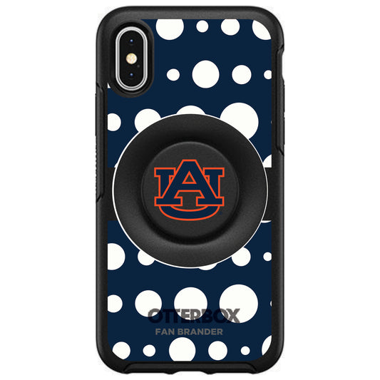 OtterBox Auburn Tigers Otter+Pop PopSocket Symmetry iPhone Case