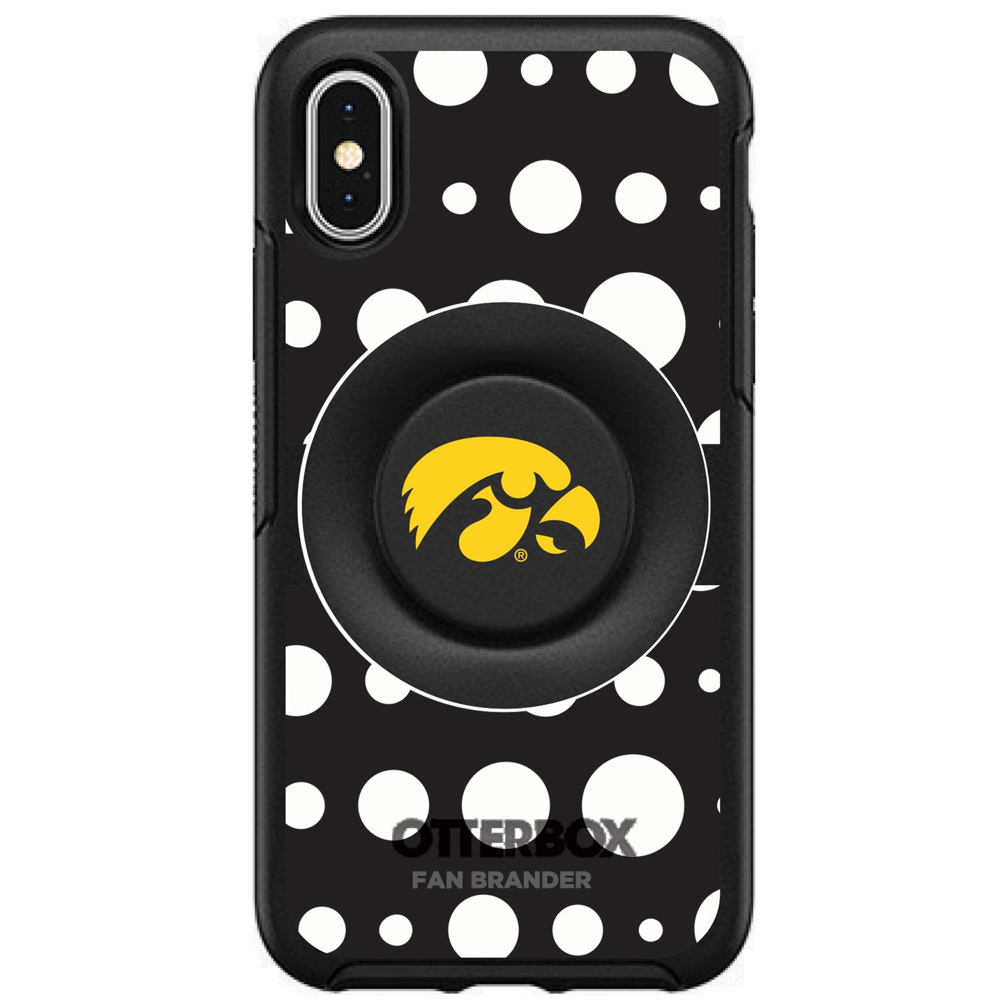 OtterBox Iowa Hawkeyes Otter+Pop PopSocket Symmetry iPhone Case