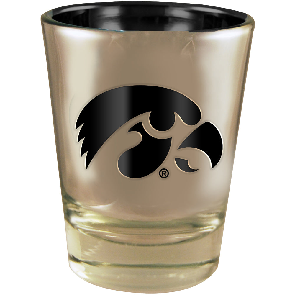 Iowa Hawkeyes 2oz. Electroplated Shot Glass