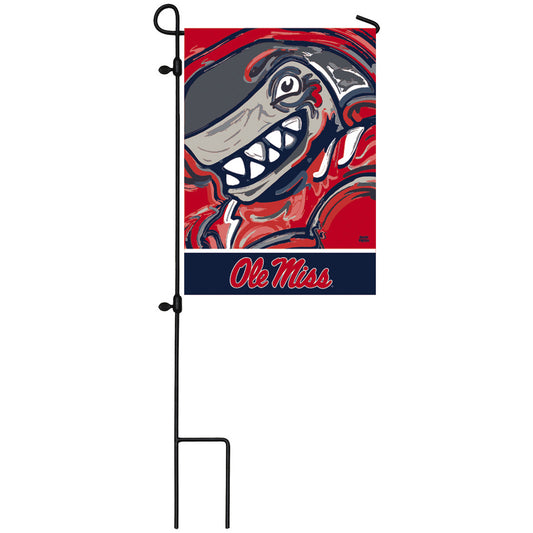 Ole Miss Rebels Justin Patten Designed Double-Sided Garden Flag
