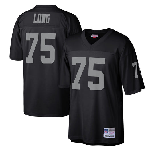 Men's Mitchell & Ness Howie Long Black Las Vegas Raiders Legacy Replica Jersey