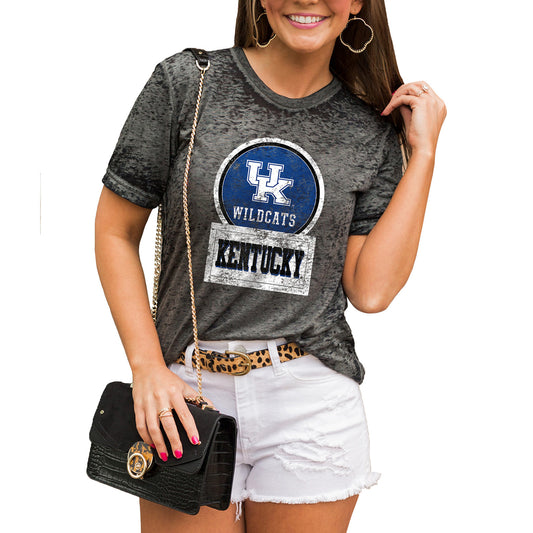 Women's Charcoal Kentucky Wildcats Better Than Basic Boyfriend T-Shirt