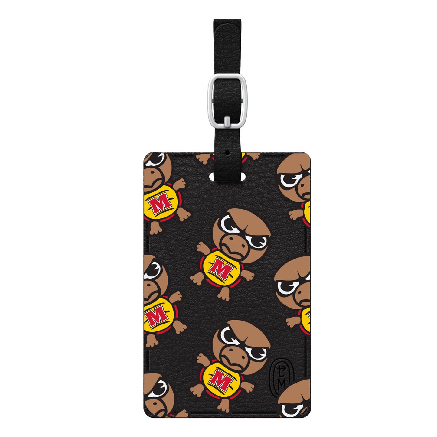 Black Maryland Terrapins Mascot Tokyodachi Bag Tag