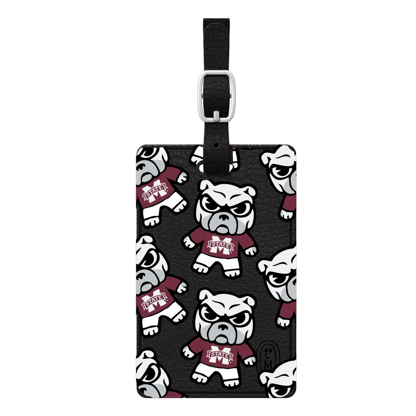 Black Mississippi State Bulldogs Mascot Tokyodachi Bag Tag