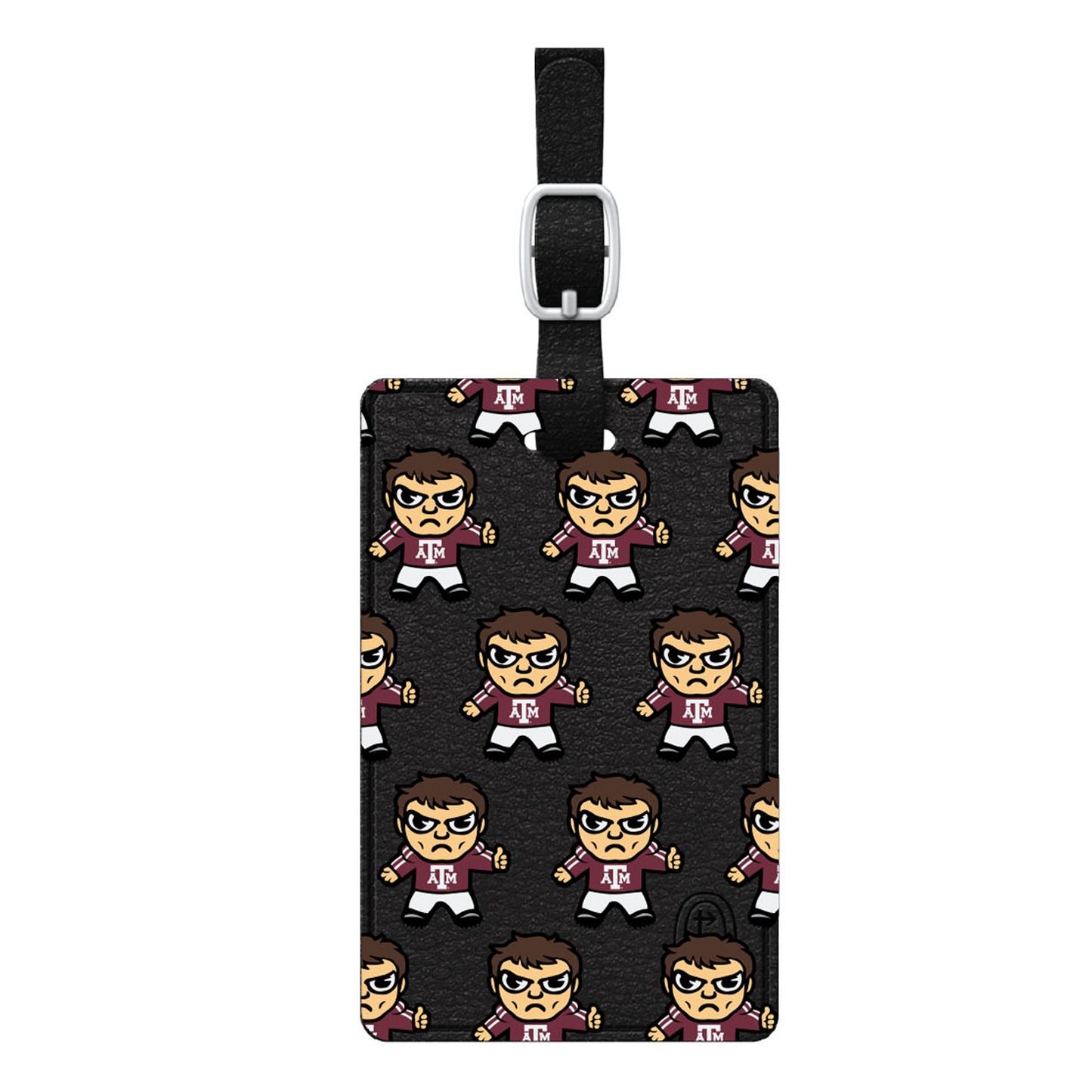 Black Texas A&M Aggies Mascot Tokyodachi Luggage Tag