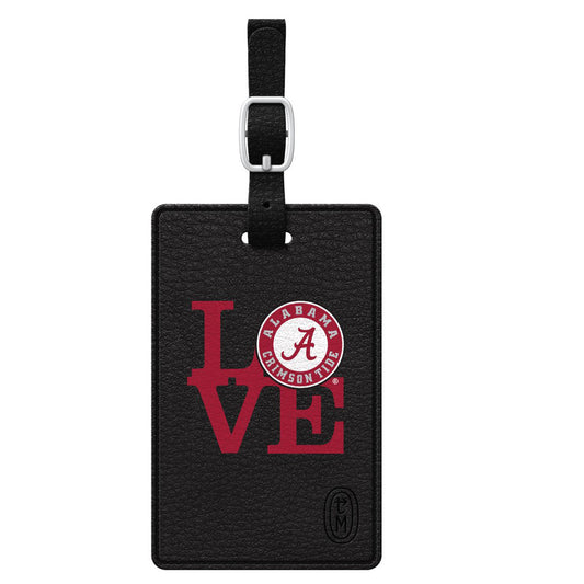 Black Alabama Crimson Tide Classic Bag Tag