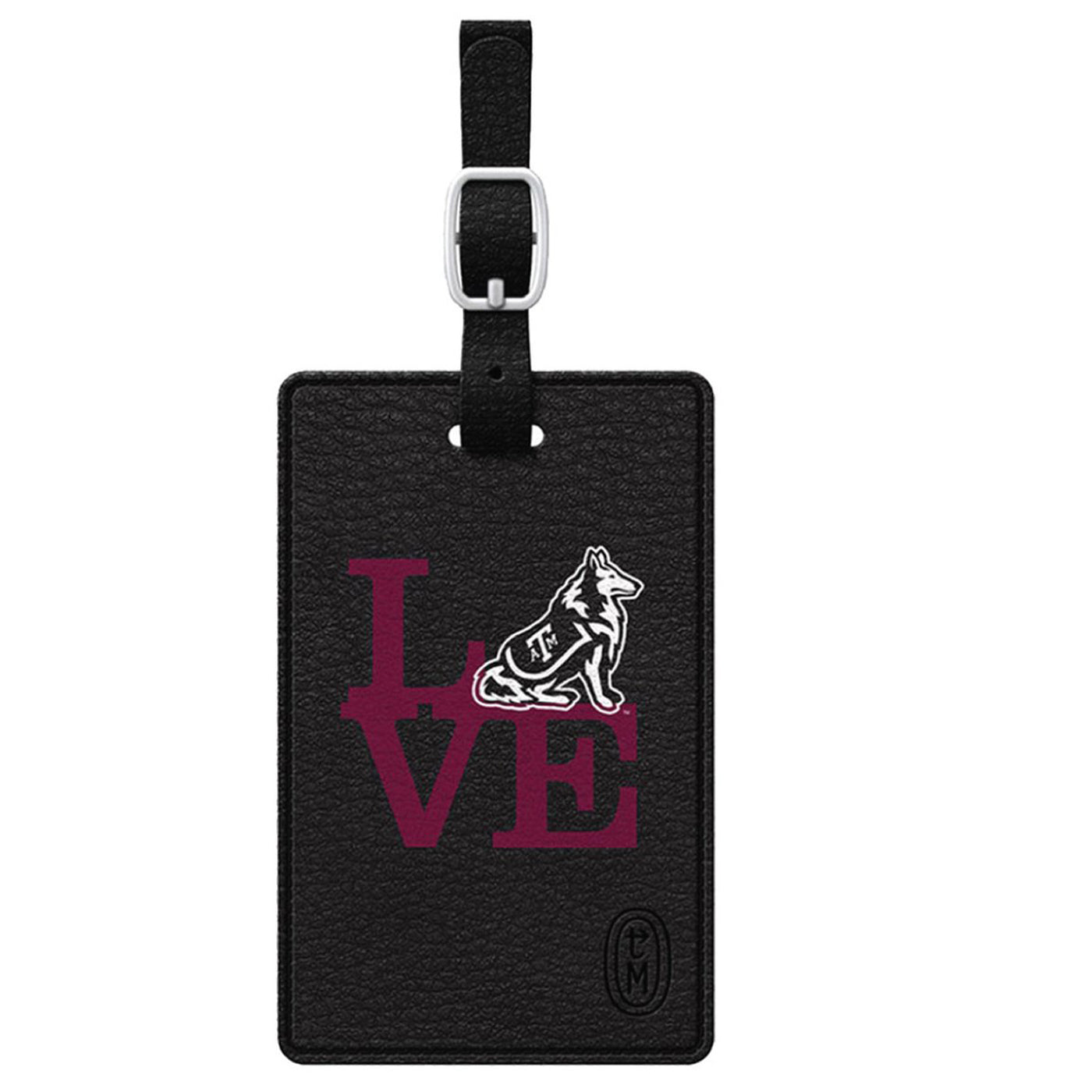 Black Texas A&M Aggies Love Bag Tag