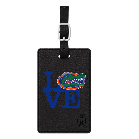 Black Florida Gators Love Bag Tag