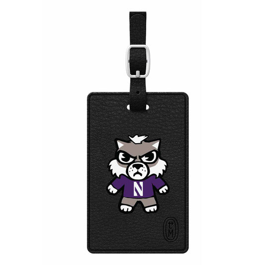 Black Northwestern Wildcats Classic Tokyodachi Bag Tag