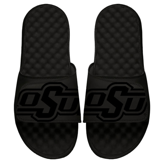 Men's ISlide Black Oklahoma State Cowboys Tonal Slide Sandals