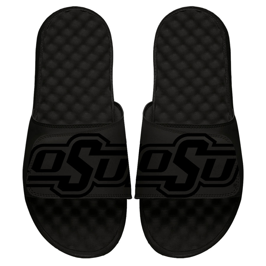 Youth ISlide Black Oklahoma State Cowboys Tonal Slide Sandals