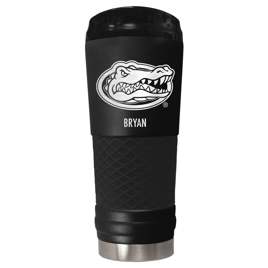 Black Florida Gators 24oz. Personalized Stealth Draft Tumbler
