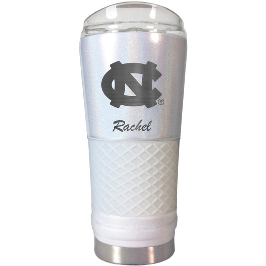 North Carolina Tar Heels 24oz. Personalized Opal Draft Tumbler