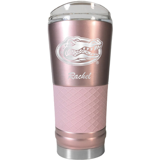 Florida Gators 24oz. Personalized Rose Gold Draft Tumbler