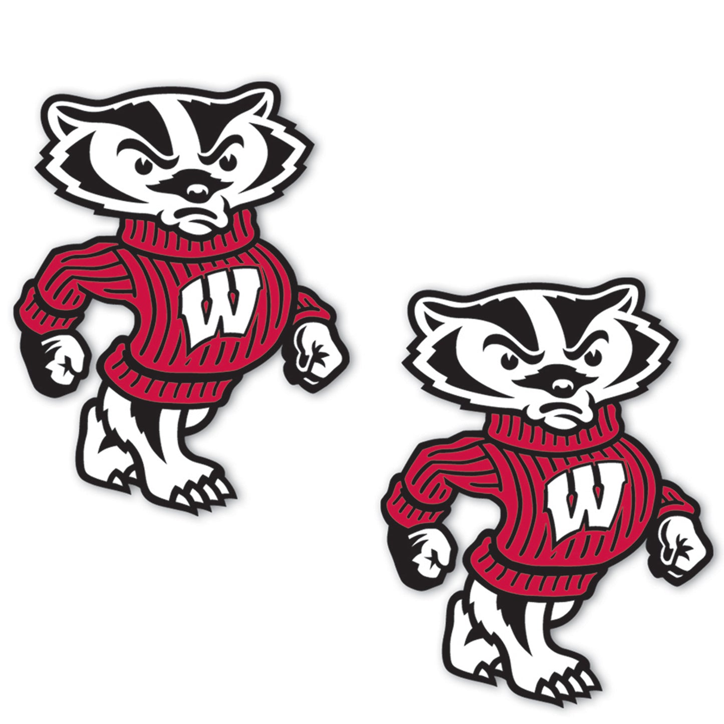 WinCraft Wisconsin Badgers Post Earrings