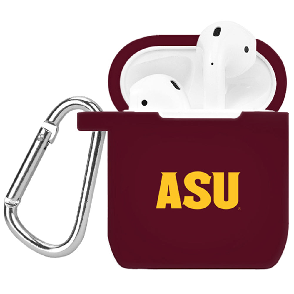 Maroon Arizona State Sun Devils Silicone AirPods Case