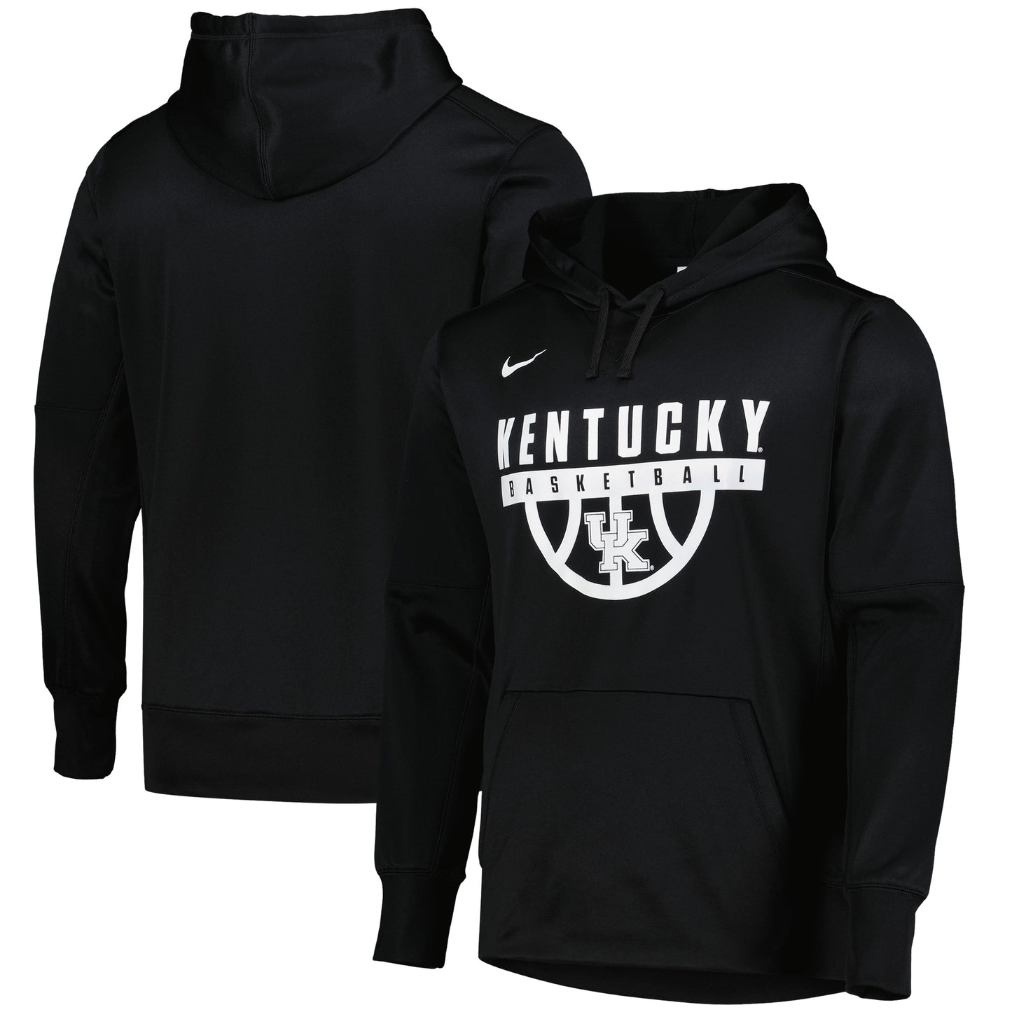 Men's Nike Black Kentucky Wildcats Basketball Drop Circuit Performance Pullover Hoodie
