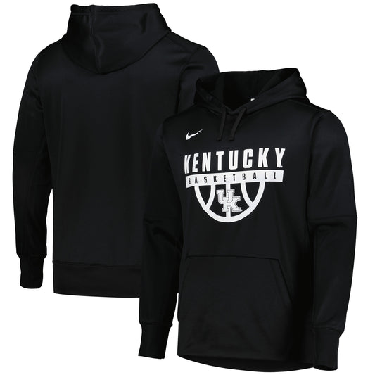 Men's Nike Black Kentucky Wildcats Basketball Drop Circuit Performance Pullover Hoodie