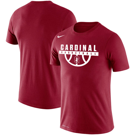 Men's Nike Cardinal Stanford Cardinal Basketball Drop Legend Performance T-Shirt