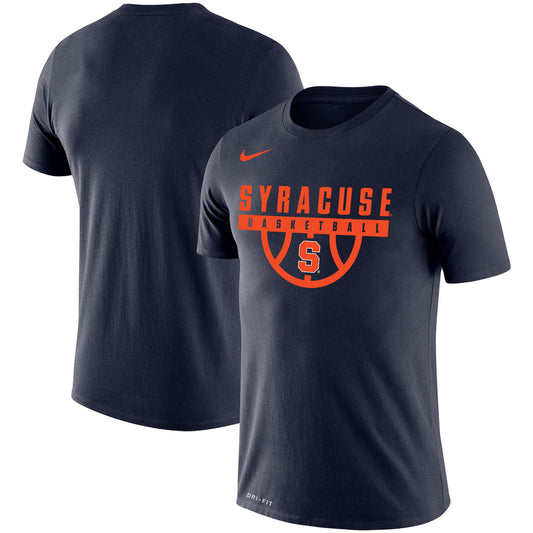 Men's Nike Navy Syracuse Orange Basketball Drop Legend Performance T-Shirt