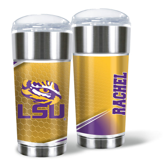 LSU Tigers 24oz. Personalized Eagle Tumbler