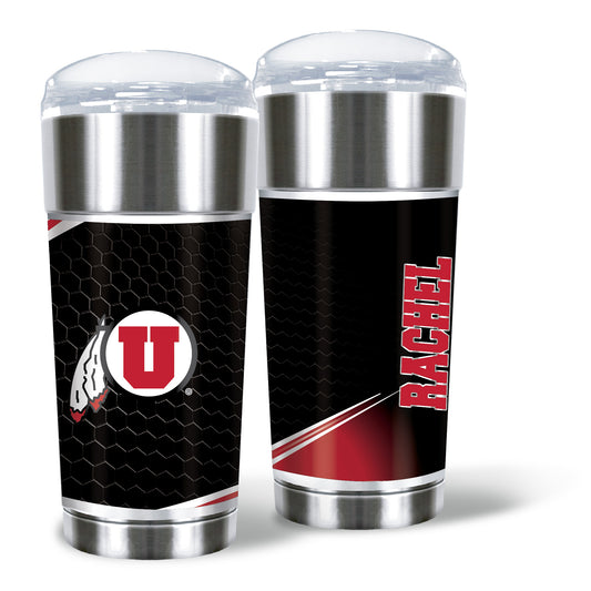 Utah Utes 24oz. Personalized Eagle Tumbler