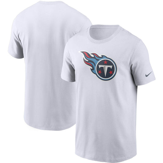 Men's Nike White Tennessee Titans Primary Logo T-Shirt