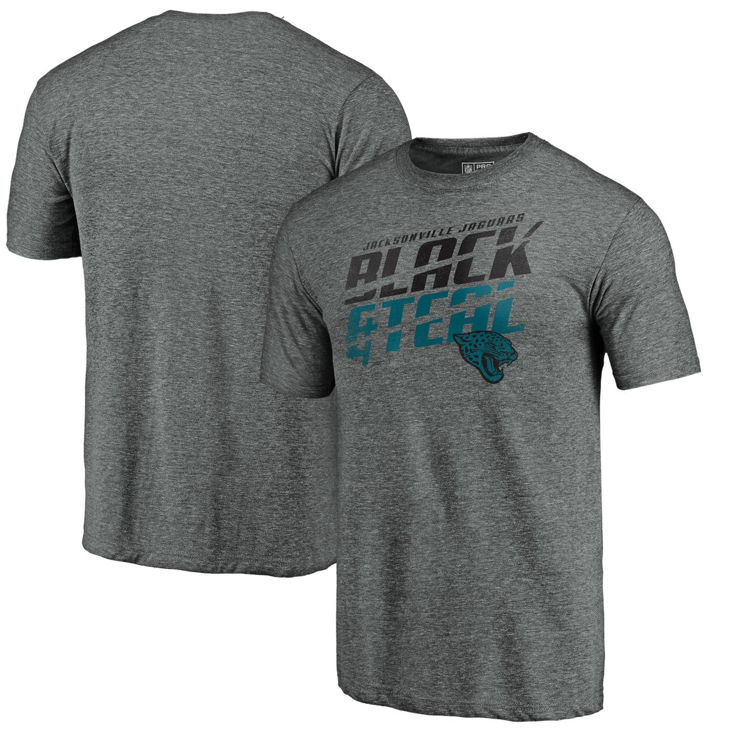 Men's NFL Pro Line Charcoal Jacksonville Jaguars Hometown Refresh Tri-Blend T-Shirt