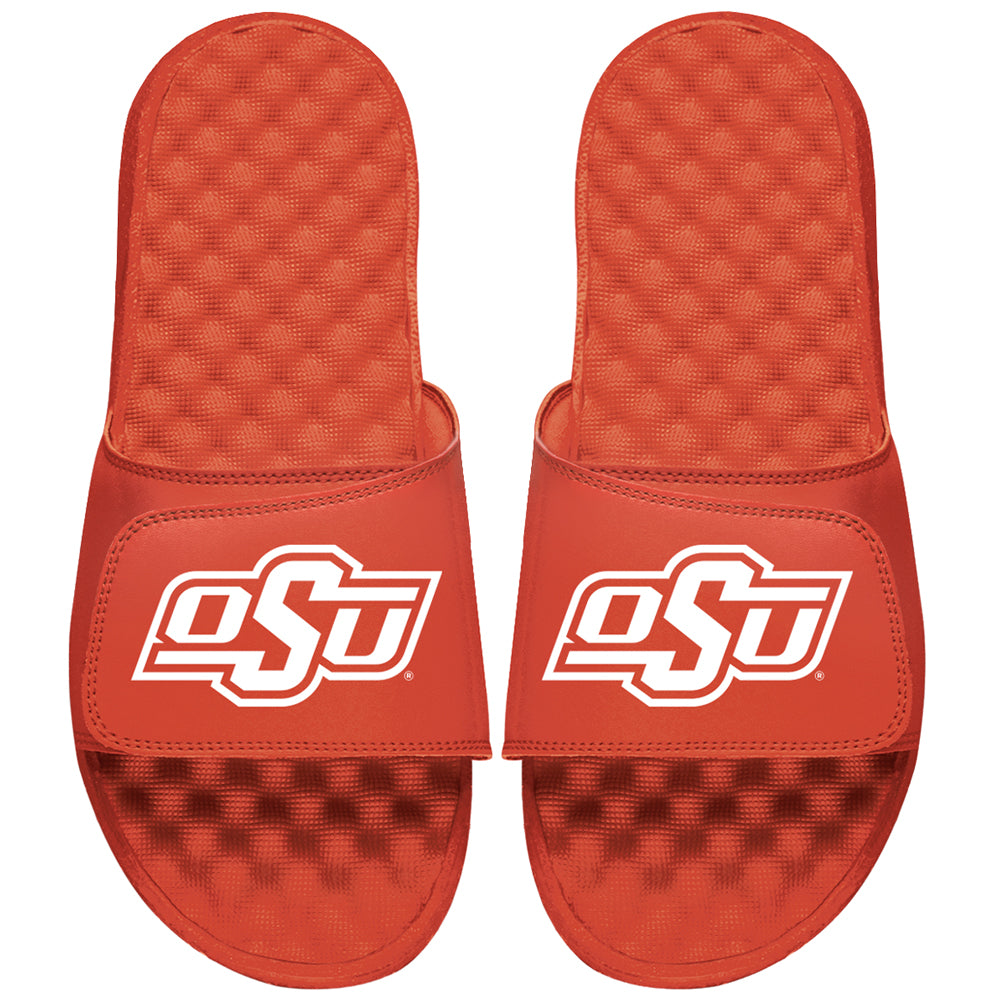 Men's ISlide Orange Oklahoma State Cowboys Primary Logo Slide Sandals