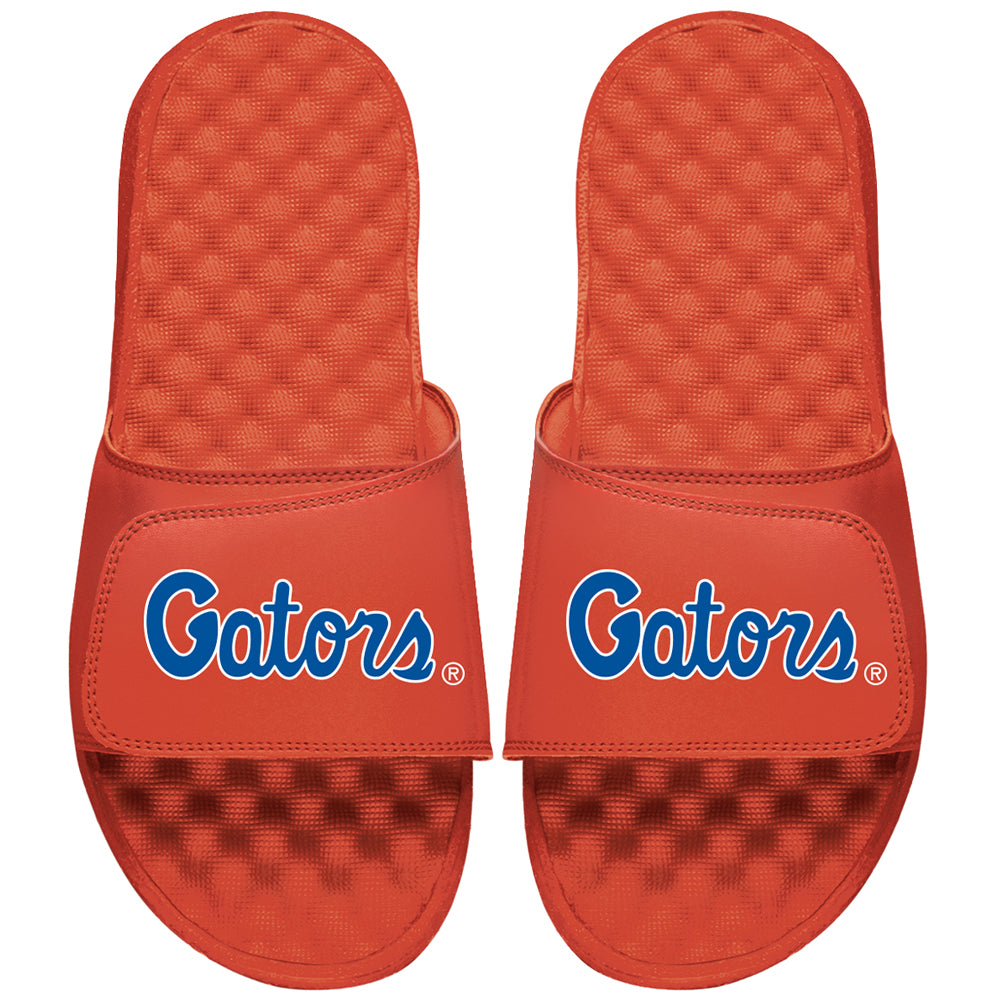 Men's ISlide Orange Florida Gators Wordmark Logo Slide Sandals