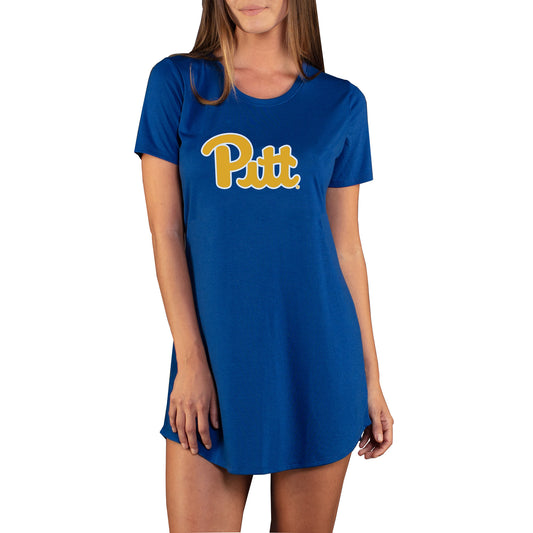 Women's Concepts Sport Royal Pitt Panthers Marathon Nightshirt