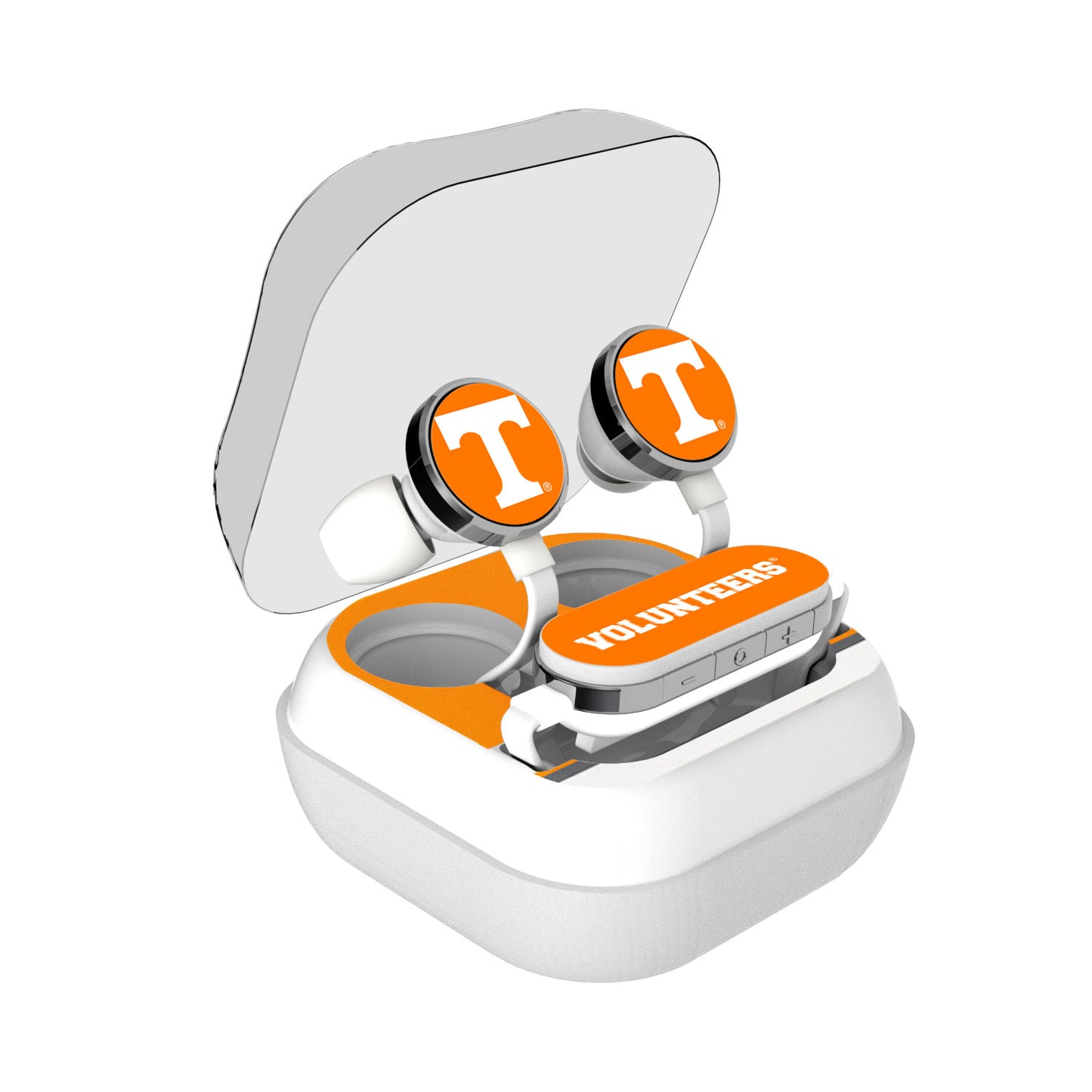 Tennessee Volunteers Stripe Design Wireless Earbuds